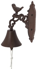Liatinový nástenný zvon v darčekovom balení Esschert Design Birdy