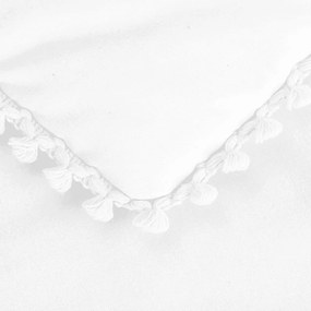 Povlečenie pre dospelých s čipkou biela 140x200cm