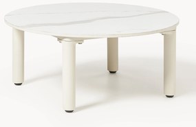 Okrúhly záhradný konferenčný stolík's mramorovým efektom Sienna, Ø 60 cm