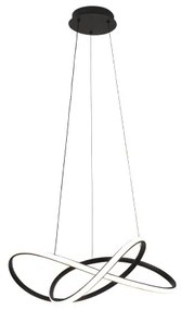 LED Stmievateľný luster na lanku LED/85W/230V 3000-6500K + diaľkové ovládanie