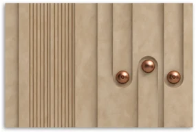Gario Obraz na plátne Reliéfna textúra 3D Rozmery: 120 x 80 cm