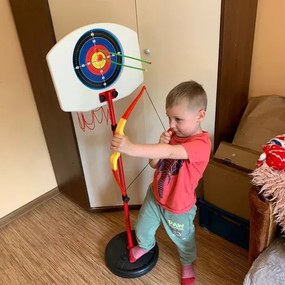 KRUZZEL Herný set na basketbal s terčom a lukom - Kruzzel