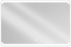 Mexen Nida, LED kúpeľňové zrkadlo s podsvietením 120x80 cm, 6000K, ochrana proti zahmlievaniu, 9806-120-080-611-00