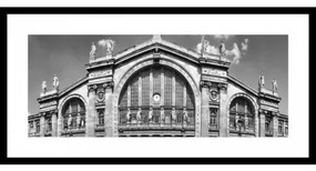 B&W rámovaný obraz 40x80