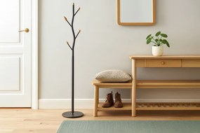 Stojanový vešiak BUNGUND čierny LOF5387