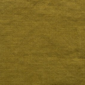 Okrovožltý/zelený ľanový záves 140x250 cm Moss Green – Linen Tales