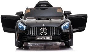 Detské elektrické autíčko na diaľkové ovládanie BestBerg BBCC-50B - Mercedes-Benz AMG GT R / od 3 rokov / nosnosť 25 kg / čierna