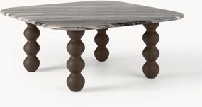 Mramorový konferenčný stolík's dubovými nohami Lyndi