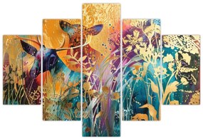 Obraz - Abstraktná maľba prírody (150x105 cm)
