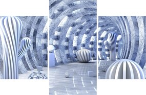 Obraz - 3D abstrakcia (90x60 cm)