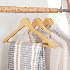 Drevené vešiaky, sada 20ks