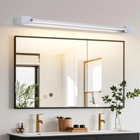 Brilagi-LED Kúpeľňové zrkadlo s osvetlením AQUA LINE LED/24W/230V 90 cm IP44 matný chróm