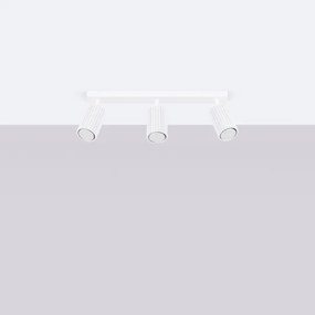 Sollux SL.1543 - Bodové svietidlo KARBON 3xGU10/10W/230V biela