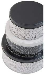 Kovové dózy v súprave 3 ks na potraviny Urban – Premier Housewares