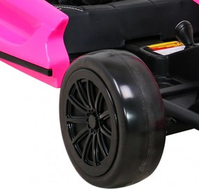 Ramiz Speed 7 Drift King motokára na batérie pre deti Ružová + funkcia Drift + športové sedadlo + 2 rýchlosti + EVA
