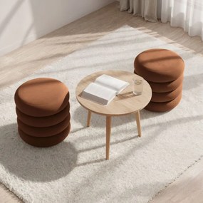 Taburetka SNUGGO tehlová