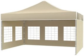 Nožnicový stan POLOPROFI PLUS 3x4,5 m béžový