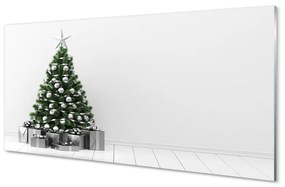 Sklenený obraz Vianočné darčeky 100x50 cm