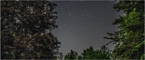 Obraz nočnej oblohy (120x50 cm)