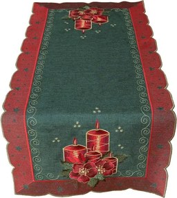 Obrus Vianočná klasika 40 × 90 cm