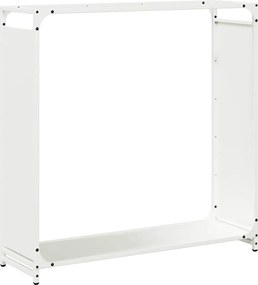 vidaXL Regál na krbové drevo, 90x28x90 cm, za studena lisovaná oceľ