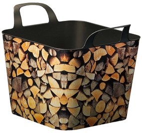Univerzálny flexi kôš Wood 36 l, 39 x 39 x 30 cm