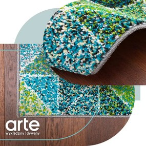 Koberec Agnella Funky Top Super Tas tyrkysový