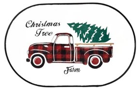 Kúpeľňový koberček ARCO s vianočným vzorom 703935