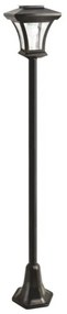 Baterie Centrum LED solárna vonkajšia lampa LED/1,2V 1800 mAh IP44 čierna 340000210