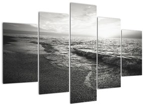 Obraz - Na brehu mora (150x105 cm)