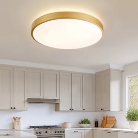 Brilagi - stmievateľné LED svietidlo GLASS POOL DOUBLE LED/80W/230V 60 cm zlaté + DO