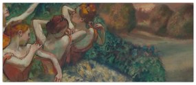 Obraz - Edgar Degas, Four Dancers, reprodukcia (120x50 cm)