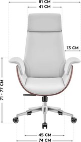 Kancelárska stolička Boss 8.2 sivá