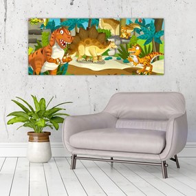 Obraz - Dinosauria (120x50 cm)