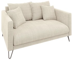 Krémová ženilková pohovka 140 cm Freya – Ropez