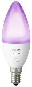 LED Stmievateľná žiarovka Philips Hue WHITE AND COLOR E14/5,3W/230V 2200K - 6500K