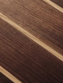 Ferm Living Drevená doska na krájanie Stribe Walnut / Ash 36 cm