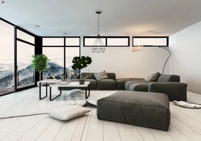 Toolight - Stropná lampa Reno 1xE27 180986, čierna, OSW-00011