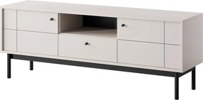 TV skrinka Japandi, 154 cm, béžová kašmír