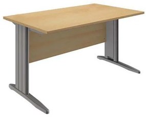 Kancelársky stôl System, 140 x 80 x 73 cm, rovné vyhotovenie, dezén buk