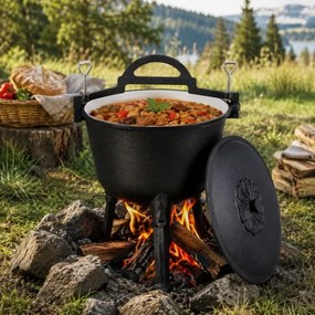 Smaltovaný liatinový kotlík 10l Kaminer