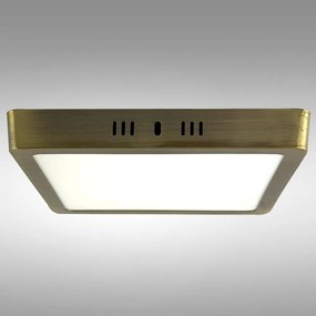 Stropné svietidlo LED BLOCK 18W 4200K štvorec satén