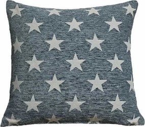 Vankúšová obliečka Stars – šedá 45 × 45 cm