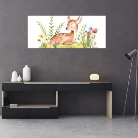 Obraz - Malý srnček (120x50 cm)
