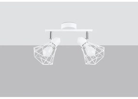 Sollux SL.1103 - Bodové svietidlo ARTEMIS 2xE14/40W/230V biela