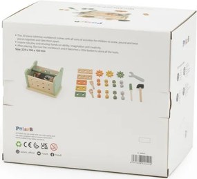 Stolík pre malého kutila Viga 44249 PolarB 2 v 1