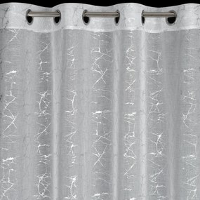 ZÁCLONA NA KRÚŽKOCH REVA 140X250 CM VZOROVANÁ