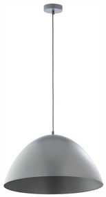 TK-LIGHTING Závesné moderné osvetlenie FARO, 1xE27, 60W, okrúhle, šedé