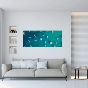 Obraz - Plachetnica (120x50 cm)