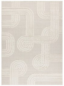 Koberec SANTO  SIZAL 1001 Geometrický, biely